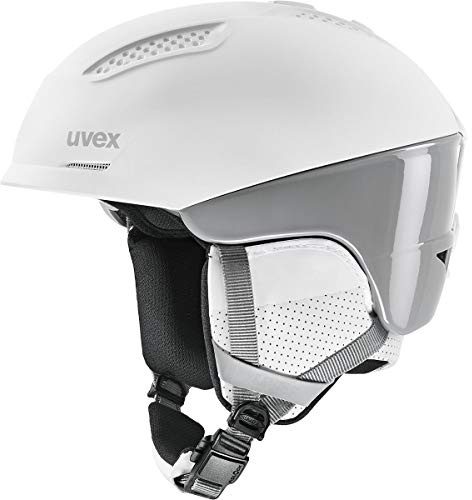 uvex Ultra pro Skihelm, White/Grey, 55-59 cm