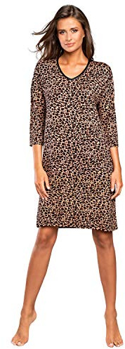 Italian Fashion Chemise de Nuit Allaitement | Pyjama Grossesse et Maternité | Pyjama Femme Enceinte pour la Maison et l’Hôpital | Tenue Maternité Accouchement en Viscose S-XXL