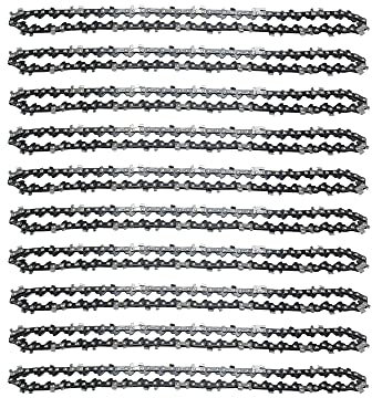 SECURA 10x Sägekette 40cm 3/8 1,1 mm 56 TG kompatibel mit Makita UC 40 Kettensäge Motorsäge