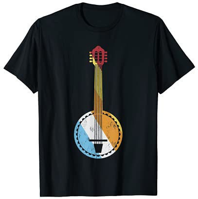Vintage Banjo Music Lover Banjo Guitar T-Shirt