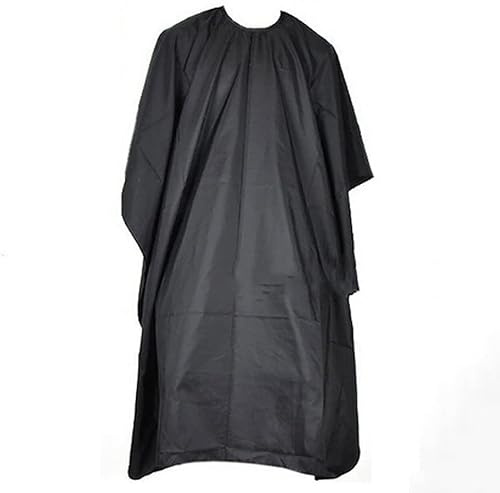 Cape de coupe de cheveux unisexe pour salon de coiffure, barbier, coiffeur, coiffeur - Cape de coiffure pour usage domestique - Couleur aléatoire - Joli design, blanc, M