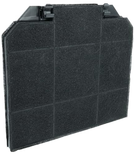 vhbw 1x Filtre à charbon actif compatible avec Smeg KI90C1 | KFV92DE, KFV92DNE, KFV92E, KI120X1, KFV90 hotte aspirante - 26,5 x 23,5 x 1,5 cm