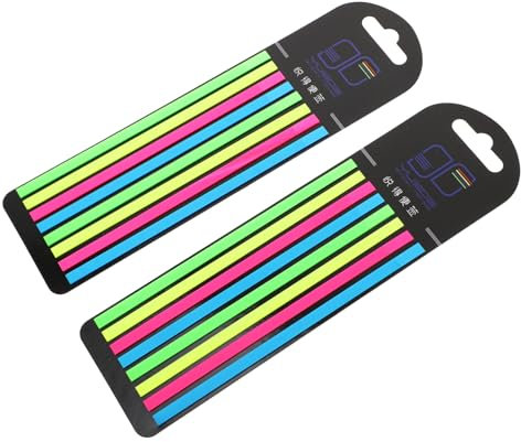COHEALI 2St -Notizen Highlight-Streifen-Index-Tabs Haushaltsseitenmarkierung büroartikel büromaterial Lesezeichen Bücherregale Lernzubehör Fluoreszenz-Seitenmarkierung das Haustier