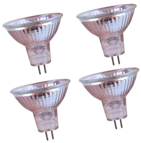 JZLBBC 4Pc Ampoule Halogène MR11 24V 10W Mini Réflecteur Lampes Halogènes 24V 35W MR11 Spot Halogène Dimmable Diamètre 35Mm Blanc Chaud 20W