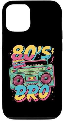 Hülle für iPhone 12/12 Pro 80's BRO Retro Boombox and Cassette Design for 80s Fans