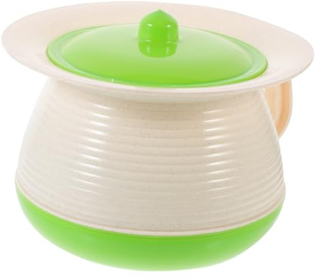 NIYANGLE Orinal Viajes para Uso Casa Fácil y de Adecuado para Transportar en Portátil con Tapa, Material Pp Color Verde Práctico y Seguro Niños Adultos