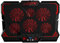 17 pollice Gaming Laptop Cooler Sei Fan Led Schermo Due Porta USB 2600RPM Laptop Cooling Pad Notebook Stand Per Laptop
