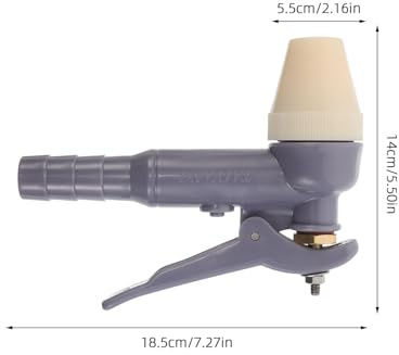 Hemobllo Pistolet à Mortier Manuel pour Poterie et Moulage en Plâtre Modèle 25 Applicateur Précis Multifonction Haute Pression pour Calfeutrage Outil de Jointoiement Professionnel