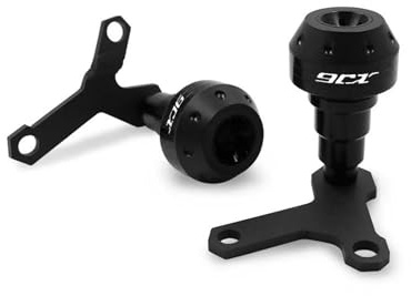 Crash Protector Sturzpads Motorrad-Rahmengleiter Für Yamaha XJ6 XJ6N DIVERSION XJ-6 XJ6-N (alle Baujahre) Sliders Stand Sturzschutz(Schwarz)