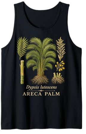 Areca Palm Botanical Plant Vintage Style Tank Top