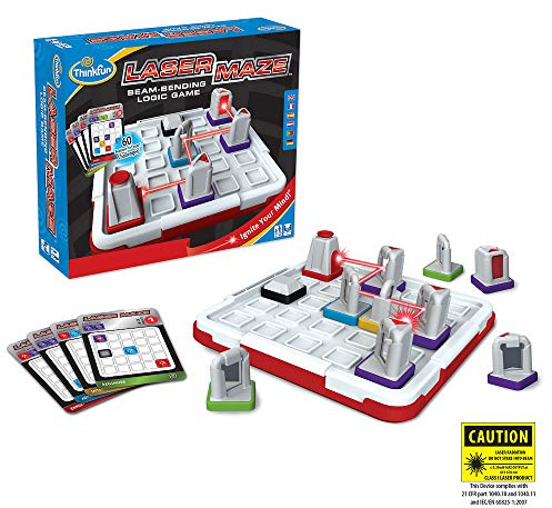 Thinkfun Laser Maze Logic, Logic Challenge & Brain Game - Stem Toys for Kids Age 8 Years Up for Children