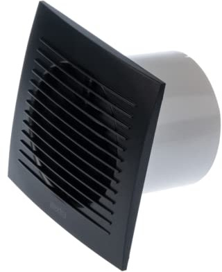 Europlast Bathroom/Wall Fan/Extractor Fan Diameter 125 mm Anthracite