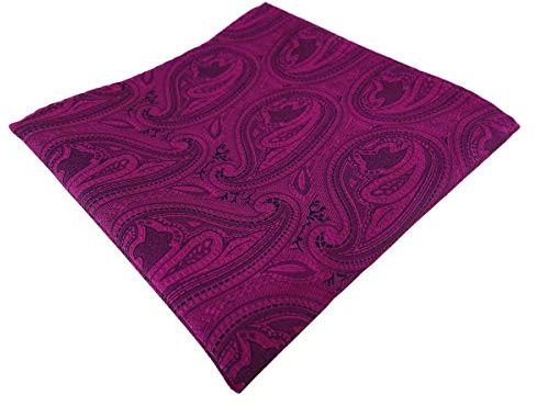 TigerTie Designer Einstecktuch in Paisley gemustert - Stecktuchgröße 30 x 30 cm