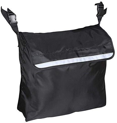EXCEART Rollstuhltasche Aus Wasserdichtem Nylon Mit Großem Fassungsvermögen Geeignet Für Kinderwagen Trolleys Und Roller Befestigt Mit Zwei Verstellbaren Gurten