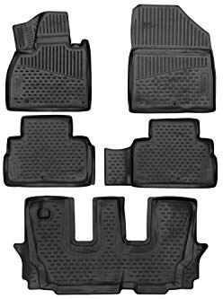 Element Passgenaue Fußmatten Gummimatten für KIA Telluride 2020-> 5tlg