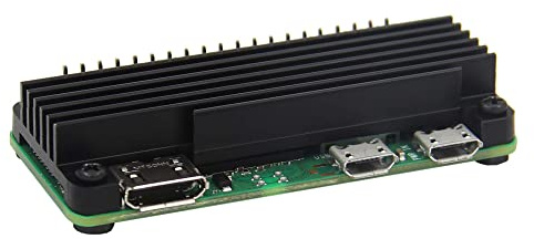 Geekworm Raspberry Pi Zero 2 W Aluminum Kühlkörper Kühler (C296) | 10 mm Höhe, passive Kühlung