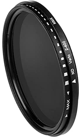 Leeadwaey ND2 vers ND400 Slim Fader Variable Filtre ND en verre optique 62 mm