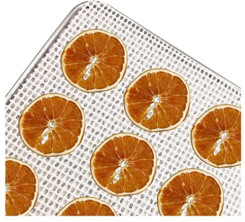Nebula Food Dehydrator Sheets | Kitchen Non-Stick Square Mats Edge Dehydrator Food Dryer UK Food Tray Mat | Fruit, Veg, Meat, Mushroom, Herb, Seed, Beef Jerky | Pack of 6