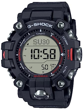 Casio G-Shock Wristwatch, Radio-Controlled Solar, Biomass Plastic, black, Modern