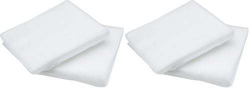 Xavax 2er Set Universal Dunstabzug-Flauschfilter, Individueller Zuschnitt, Weiß, 57 x 47cm (Packung mit 2)
