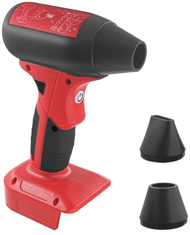 Mini Jet Dry Blower Fan for Milwaukee 18V M18 Battery, 130000RPM Adjustable Wind Speed Cordless Portable Handheld Turbo Jet Blowers for Car, Leaf Blower, Cleaning, Camping (Battery not Included)