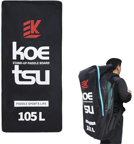 Whrcy Bolsa Inflable para Tabla De Paddle Surf Uni versal | Mochila Inflable Stand Up Paddle Board con Capacidad De 105L | Duradero, Ligero con Una Postura Amplia Y Estable, 90 × 45 × 23 Cm