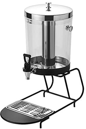 Dispensador de bebidas de torre de cerveza, acero inoxidable de autoservicio comercial para bebidas frías y calientes, dispensador de cerveza comercial de doble uso