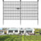 HEYOUTH Clôture d'étang,Cloture Jardin Exterieur,Enclos Chien en Métal, 74x81cm,10 éléments de clôture et 11 barres de fixation,clôture de défense pour chiens et animaux domestiques