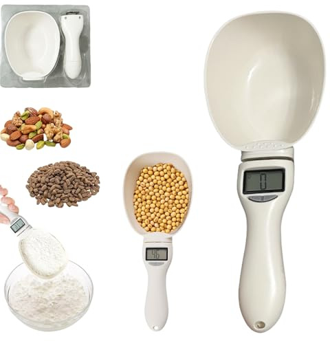 Cuchara medidora de alimentos, cuchara medidora digital, 800 g/0,1 g de alta precisión con pantalla LCD, cuchara medidora electrónica, para utensilios de cocina