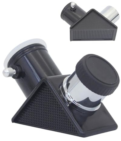 Telescopio Mirror Diagonal, Adaptador Diagonal Reflector Diagonal | Lente de vidrio óptico, accesorios para el ocular del telescopio para principiantes, adultos