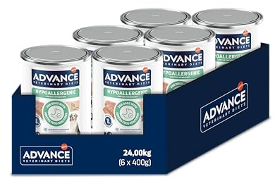 Advance Diets Nassfutter für Hunde, hypoallergen, mit Ente – 6 Dosen x 400 g