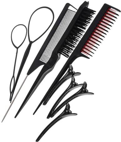 VALICLUD Pettini Per Styling Dei Capelli Pettini Per Tinture Tascabili Pettine Per Cotonatura Strumenti Per Styling Dei Capelli