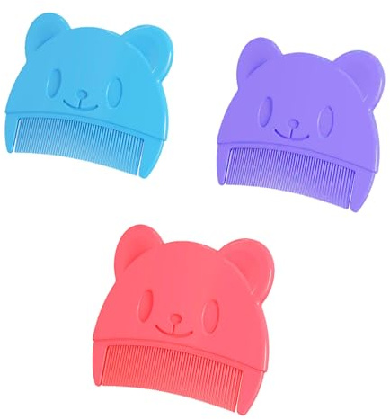 Yesmin 3 Pcs Baby Cradle Cap Comb Set - Soft Newborn Scalp Brush for Gentle Removal & Hair Care (Delicate Skin Safe)