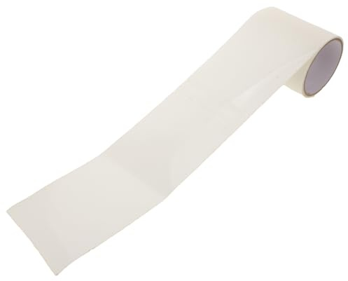 NUOBESTY Ruban Adhésif Étanche Blanc 100 MM X 152 M Ruban de Réparation PVC Résistant pour Auvent Solaire Bâche et Tuyaux Bande Isolante Extérieure pour Réparation Rapide en Conditions