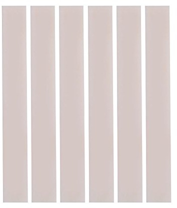 6 Stücke Knochen Sattel, Gitarre Brücke Sattel Blank 80mm/3,15 zoll, für Akustische Klassische Mandoline Banjo Ukulele