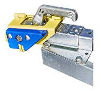 Mottez A073B Diebstahlsicherung für Anhänger, mit Vorhängeschloss 'Carème'