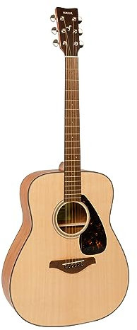 Yamaha FG800M matt natur - Akustische Westerngitarre mit authentischem Klang für Anfänger - 4-4 Gitarre aus Holz – Mit Voucher für 2 persönliche Online Lessons an der Yamaha Music School