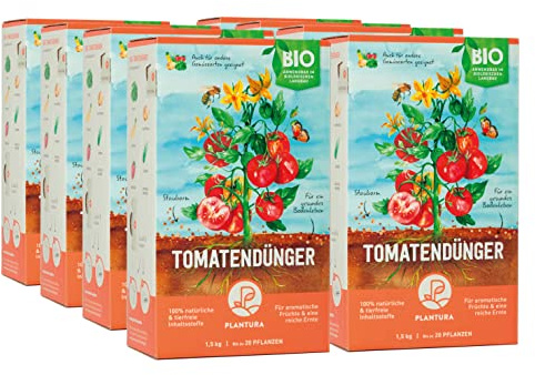 Plantura Bio-Tomatendünger, 3 Monate Langzeitwirkung, auch für Kartoffel, Zucchini & Co, 12 kg