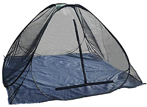 GQYYS Moustiquaire de Lit Pliable, Moustiquaires avec Entrée Surdimensionnée pour Un Lit Simple, Moustiquaire de Tente Portable, ​Facile à Installer, Convient à la Chambre Familiale