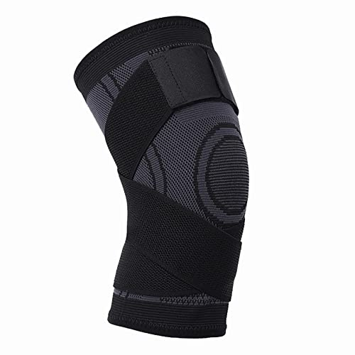 1Pezzi Supporto per Ginocchio Regolabile, Layhou Ginocchiera Ortopedica Supporto Sportiva per Legamenti Rotula Menisco Design traspirante per corsa Basket Baseball Escursionismo Attività
