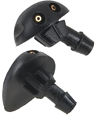 CLSMD Waschdüse 2 Stücke Auto Frontscheibenwischer Waschanlage Jet Düse Spray für Renault Scenic I Megane 1996-2003 Dacia Logan MK1 Sandero 2004-2011