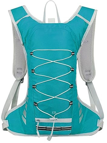 Trinkrucksack, große Kapazität, leichter Wanderrucksack, atmungsaktiver Wasserrucksack zum Wandern, Turnbeutel, verstellbar, für Snowboarden, Radfahren, Skifahren, Skaten