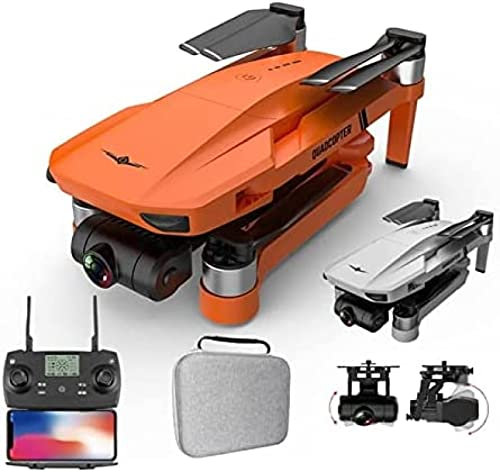 Drone caméra KF102 GPS Drone 4k Professionnel 8K HD Caméra 5G Wifi Cardan 2 Axes Photographie Aérienne Quadricoptère Pliable sans Brosse RC 1200M Drone 4k,MAX-8K-Gray-3B-32G