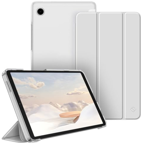 FINTIE Case for Samsung Galaxy Tab A11 8.7 Inch 2025/ Tab A9 8.7 Inch | Ultra Thin Protective Case with Translucent Back Cover for Tablet A11/ A9, Silver