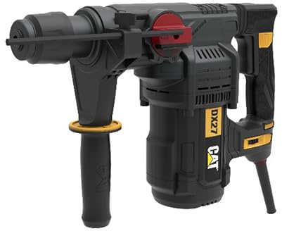 CAT DX27 Rotary Hammer 1500W SDS-Plus | 5.0J Impact | 4-Mode Drill Hammer Chisel | 32mm Masonry 40mm Wood | Anti-Vibration | Magnesium Gearbox | Side Handle Included