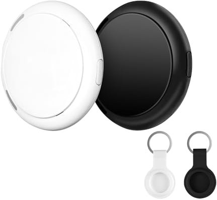 2 Pack Air Tracker Tag, Item Finder Bluetooth Smart Tracker Tags Works with Apple Find My App (iOS Only),Tracker for Keys,Luggage,Bags,Wallets