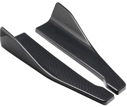 Frontstoßstange Spoiler Für B&MW F20 E90 48CM Seitenschweller Für Autos Universal Bumper Spoiler Splitter Extensions Frontspoiler Auto Frontstoßstangensplitter(Carbon Fiber)