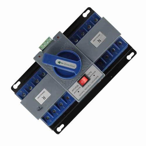 Mini 63A 4P Dual Potencia Interruptor Automático de Transferencia Pequeña Life Long Life AC-33B Carga del Motor o Mezclado para Uso Doméstico