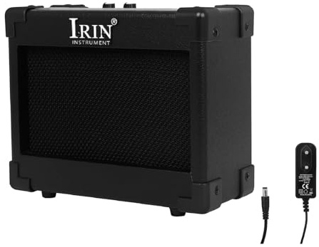 Amagogo E -Gitarrenverstärker Mini Bass Amp Gitarrenlautsprecher Übung AMP für Studio Bühne