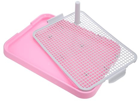 SUPVOX Inodoro para Perros Bandeja De Malla Orinal De Interior Entrenamiento Cachorros Perros Pequeños Soporte Almohadilla Baño